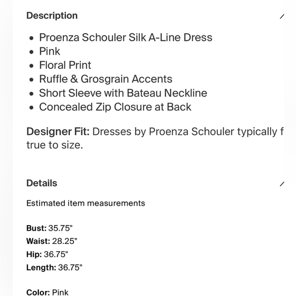 Proenza Schouler Scribble-Rose Crisscross Back Dress - Picture 15 of 15